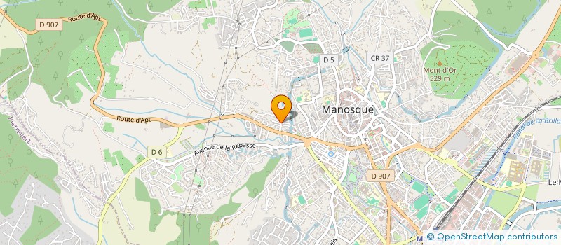 localisation de l'entreprise MONSIEUR OUSSAMA BELHADJ  MANOSQUE