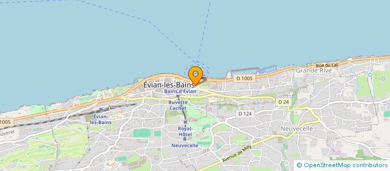 localisation de l'entreprise MONSIEUR OUSSAMA BELLAHCENE  EVIAN-LES-BAINS