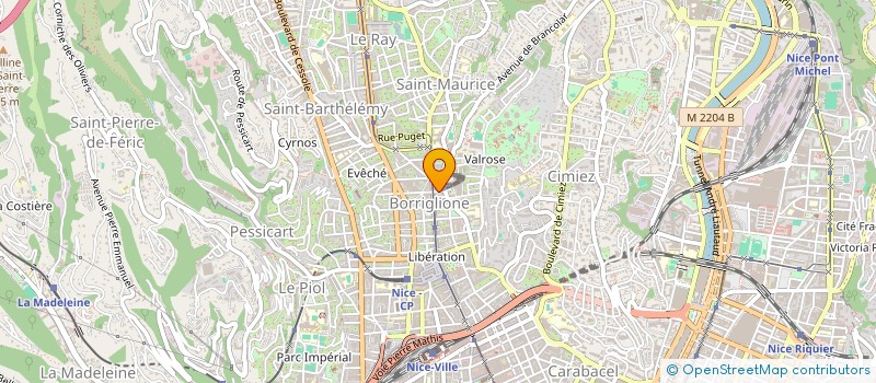 localisation de l'entreprise MONSIEUR OUSSAMA BEN AHMED à NICE