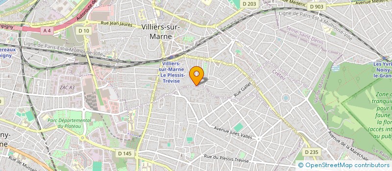 localisation de l'entreprise MONSIEUR OUSSAMA BEN M BAREK à VILLIERS-SUR-MARNE
