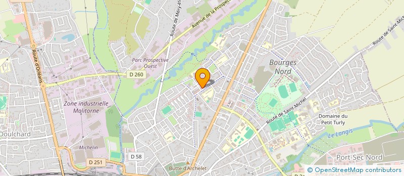 localisation de l'entreprise MONSIEUR OUSSAMA BENABOURA  BOURGES