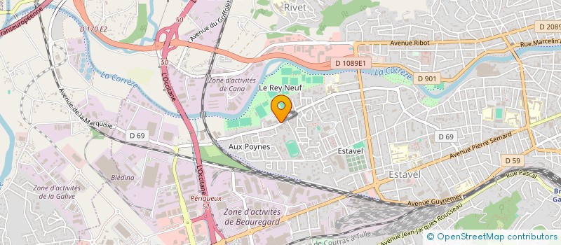 localisation de l'entreprise MONSIEUR OUSSAMA BENBABA  BRIVE-LA-GAILLARDE