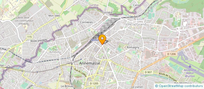 localisation de l'entreprise MONSIEUR OUSSAMA BENDIMERED à ANNEMASSE