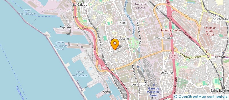 localisation de l'entreprise MONSIEUR OUSSAMA BENDJEBBAR à MARSEILLE