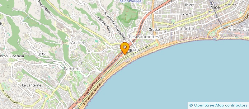 localisation de l'entreprise MONSIEUR OUSSAMA BENGUEDOUAD  NICE