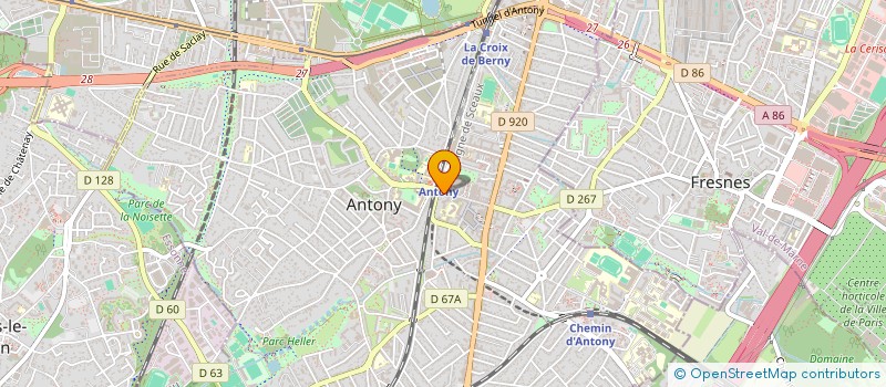 localisation de l'entreprise MONSIEUR OUSSAMA BENHENNI NAFAA à ANTONY