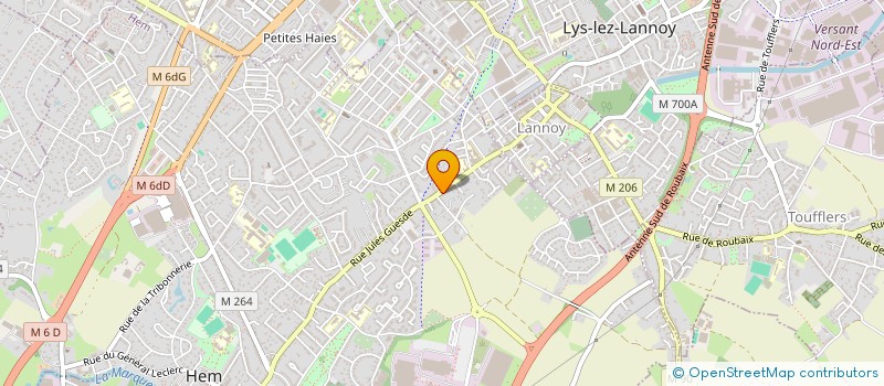 localisation de l'entreprise MONSIEUR OUSSAMA BENMEBAREK  HEM