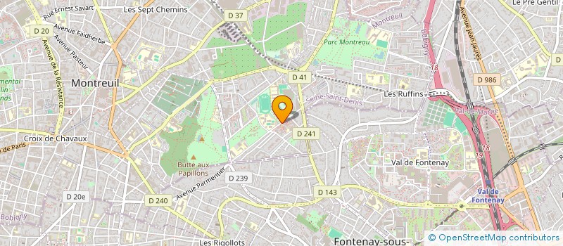 localisation de l'entreprise MONSIEUR OUSSAMA BENSETTI à MONTREUIL