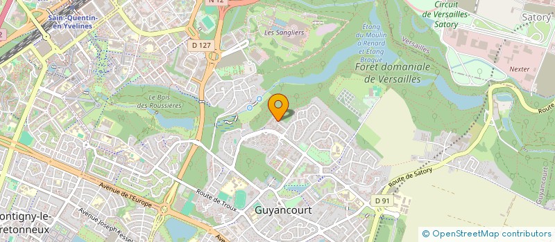 localisation de l'entreprise MONSIEUR OUSSAMA BENSLAMA  GUYANCOURT