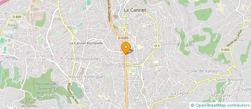 localisation de l'entreprise MONSIEUR OUSSAMA BOUALI à LE CANNET