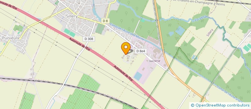 localisation de l'entreprise MONSIEUR OUSSAMA BOUCHIHA  SILLERY