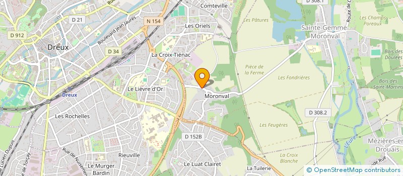 localisation de l'entreprise MONSIEUR OUSSAMA BOUDERROUAH à SAINTE-GEMME-MORONVAL
