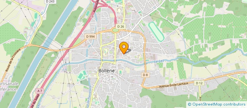 localisation de l'entreprise MONSIEUR OUSSAMA BOUDJELLAL  BOLLENE