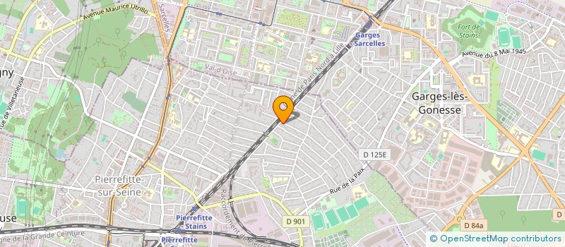 localisation de l'entreprise MONSIEUR OUSSAMA BOUHZILA  STAINS