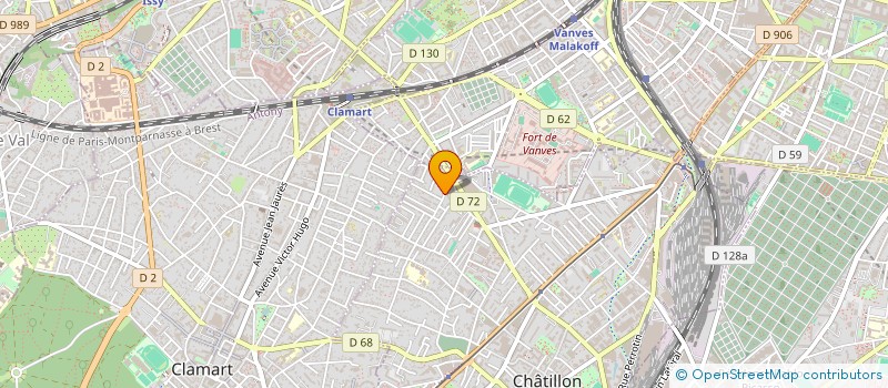 localisation de l'entreprise MONSIEUR OUSSAMA BOUKERNAFA à CHATILLON