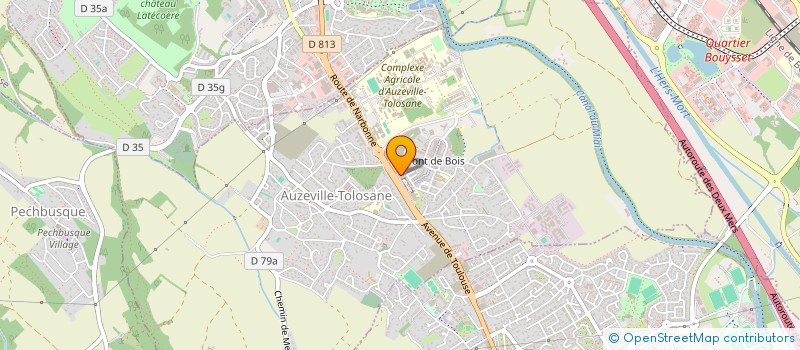 localisation de l'entreprise MONSIEUR OUSSAMA BOUKHIAR  AUZEVILLE-TOLOSANE