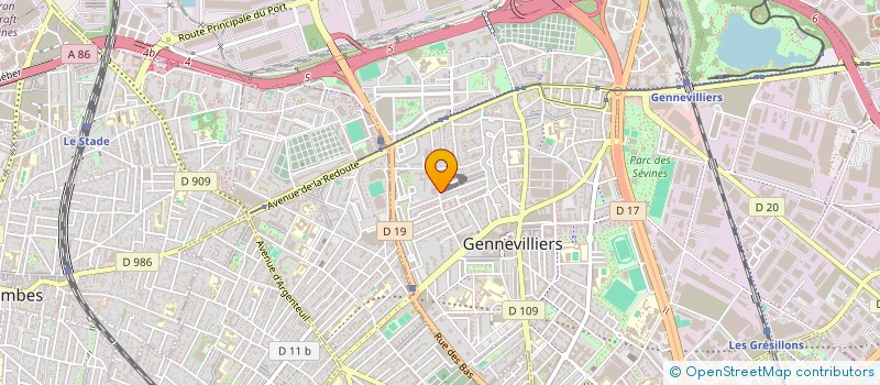 localisation de l'entreprise MONSIEUR OUSSAMA BOUMEKHLA à GENNEVILLIERS