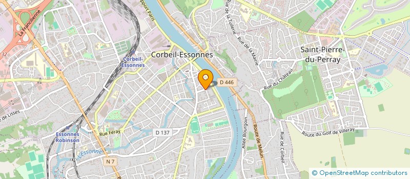 localisation de l'entreprise MONSIEUR OUSSAMA BRITEL à CORBEIL ESSONNES