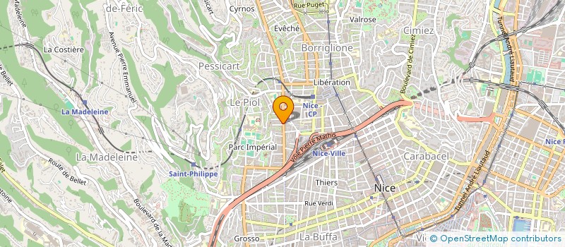 localisation de l'entreprise MONSIEUR OUSSAMA CHOUCHANE à NICE