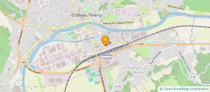 localisation de l'entreprise MONSIEUR OUSSAMA DAHECH  CHATEAU-THIERRY