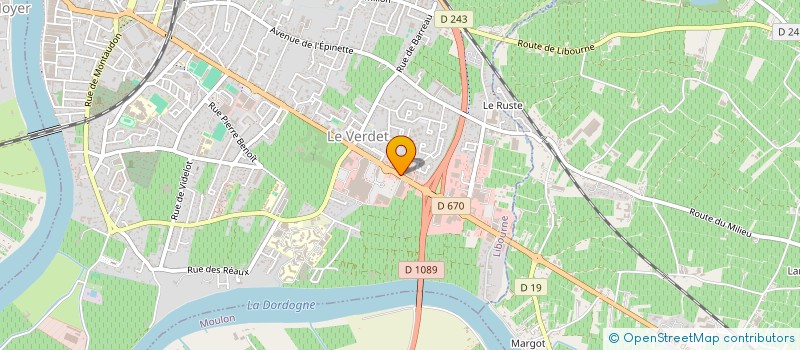 localisation de l'entreprise MONSIEUR OUSSAMA DAROUICHE à LIBOURNE