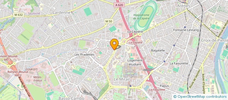 localisation de l'entreprise MONSIEUR OUSSAMA DEBZA  TOULOUSE