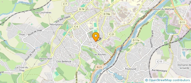 localisation de l'entreprise MONSIEUR OUSSAMA DJA-DAOUADJI  ISLE