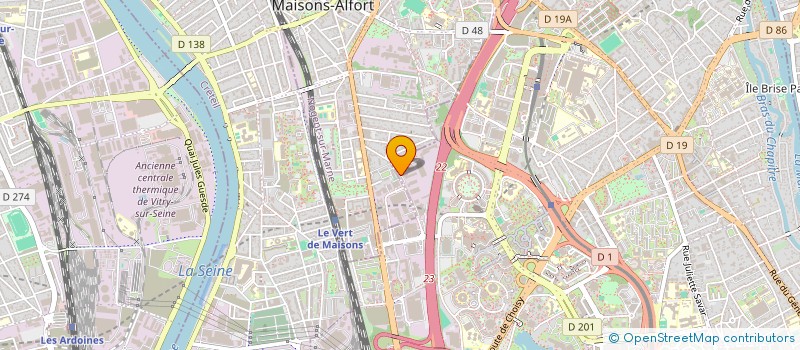 localisation de l'entreprise MONSIEUR OUSSAMA DJOUAD  CRETEIL