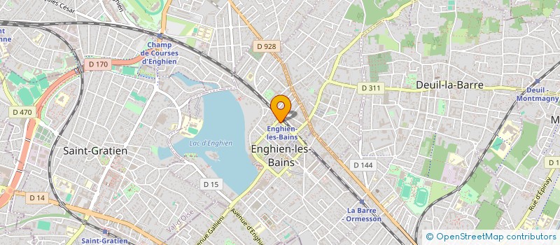 localisation de l'entreprise MONSIEUR OUSSAMA DKHIL  ENGHIEN-LES-BAINS