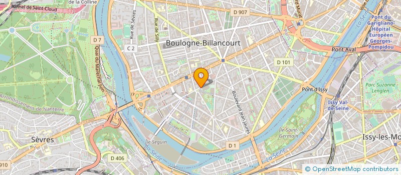 localisation de l'entreprise MONSIEUR OUSSAMA EL AOUDATI à BOULOGNE-BILLANCOURT