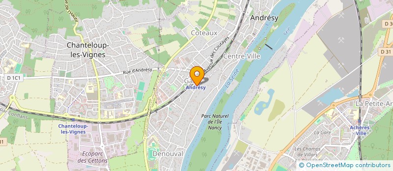 localisation de l'entreprise MONSIEUR OUSSAMA EL BEDOUI  ANDRESY