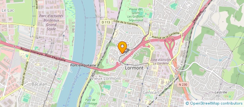 localisation de l'entreprise MONSIEUR OUSSAMA EL HARRAK  LORMONT