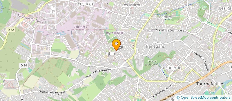 localisation de l'entreprise MONSIEUR OUSSAMA EL KOUNNA  TOURNEFEUILLE