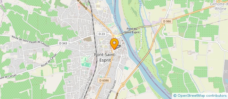 localisation de l'entreprise MONSIEUR OUSSAMA EL MAKHROUT  PONT-SAINT-ESPRIT