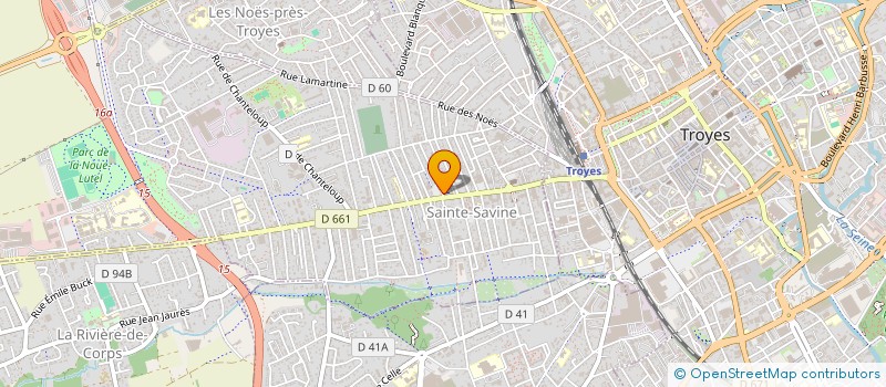 localisation de l'entreprise MONSIEUR OUSSAMA EL MESSAOUDI  SAINTE-SAVINE