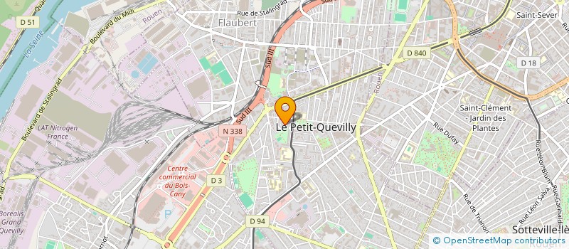 localisation de l'entreprise MONSIEUR OUSSAMA EL OUAKILI à LE PETIT-QUEVILLY
