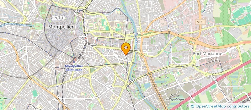 localisation de l'entreprise MONSIEUR OUSSAMA EL RHORFI à MONTPELLIER