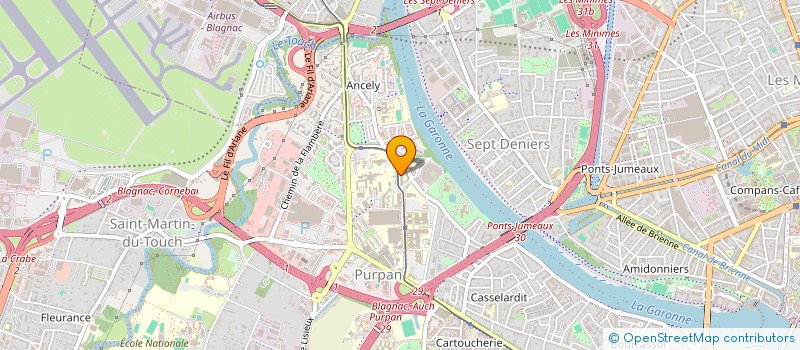 localisation de l'entreprise MONSIEUR OUSSAMA ELAHOUEL  CASTELGINEST