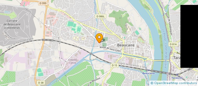 localisation de l'entreprise MONSIEUR OUSSAMA ELALAOUI  BEAUCAIRE