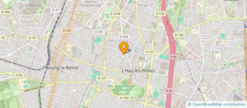 localisation de l'entreprise MONSIEUR OUSSAMA ELKHBAIZI  L'HAY-LES-ROSES