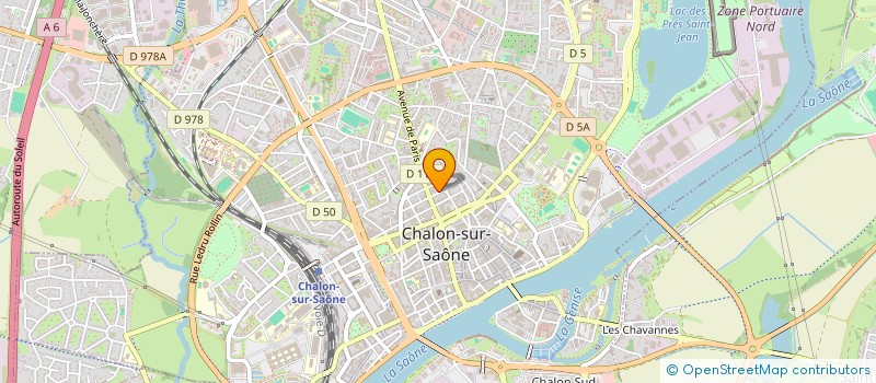 localisation de l'entreprise MONSIEUR OUSSAMA ER ROUISSE  CHALON-SUR-SAONE