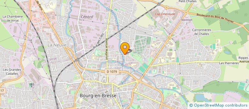 localisation de l'entreprise MONSIEUR OUSSAMA ET-TOUBI  BOURG-EN-BRESSE