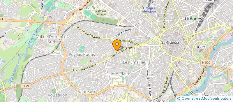 localisation de l'entreprise MONSIEUR OUSSAMA FEKIH à LIMOGES