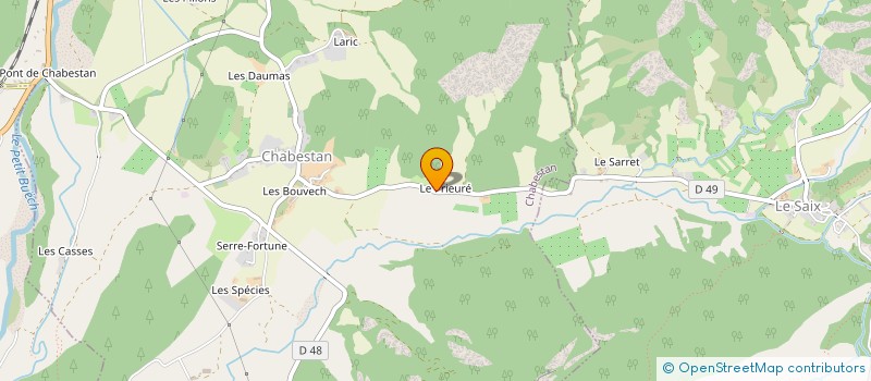 localisation de l'entreprise MONSIEUR OUSSAMA GHAMMAGUI  CHABESTAN