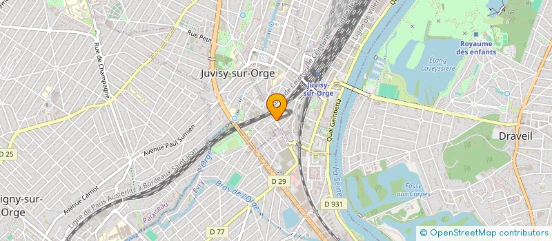 localisation de l'entreprise MONSIEUR OUSSAMA GHAZOUANI à JUVISY-SUR-ORGE