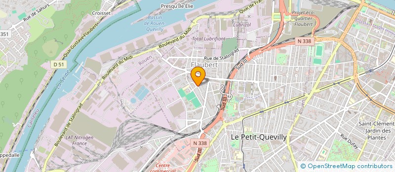 localisation de l'entreprise MONSIEUR OUSSAMA GHZOUZI  LE PETIT-QUEVILLY