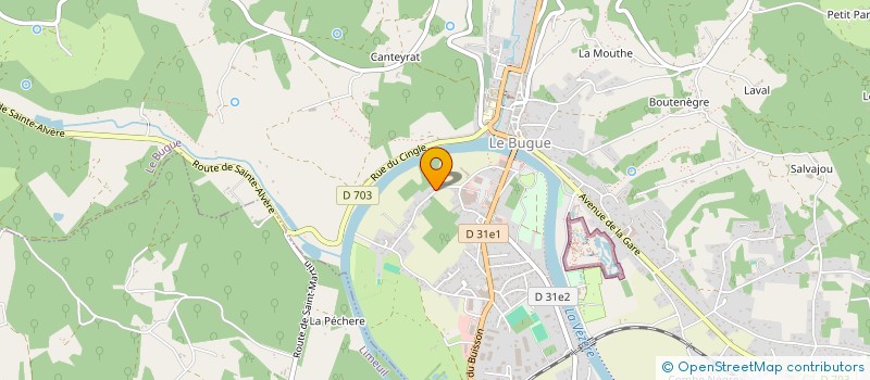 localisation de l'entreprise MONSIEUR OUSSAMA GORMIT  LE BUGUE