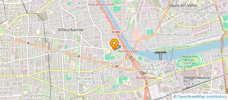 localisation de l'entreprise MONSIEUR OUSSAMA GOUSSAS  VILLEURBANNE