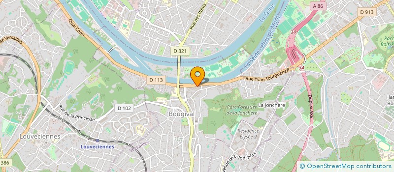 localisation de l'entreprise MONSIEUR OUSSAMA HADJ AISSA FEKHAR  BOUGIVAL