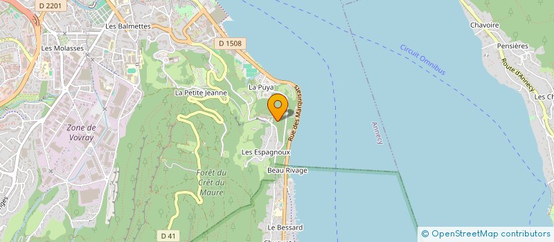 localisation de l'entreprise MONSIEUR OUSSAMA HAROUACHE  ANNECY